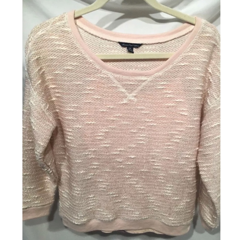 American Eagle Peach Sweater & Tank Size M